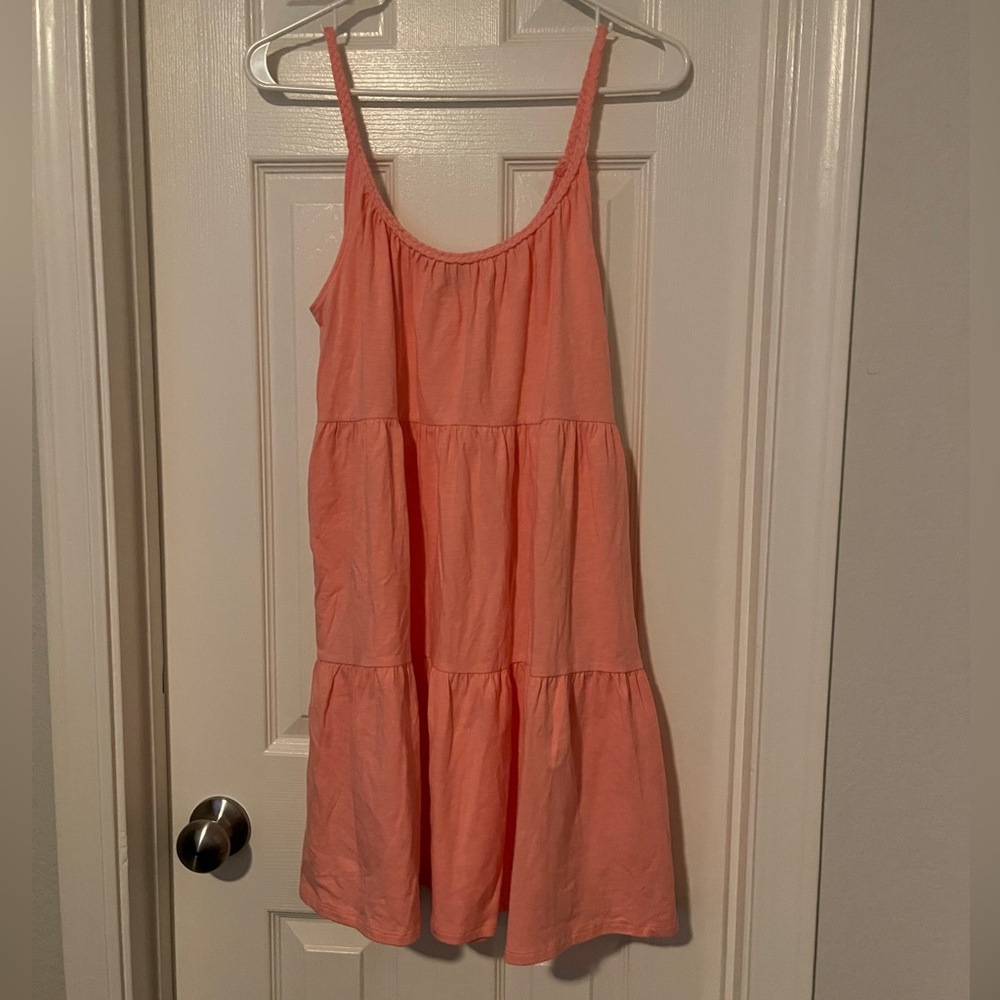 NWT Pink Sleeveless Tiered Dress